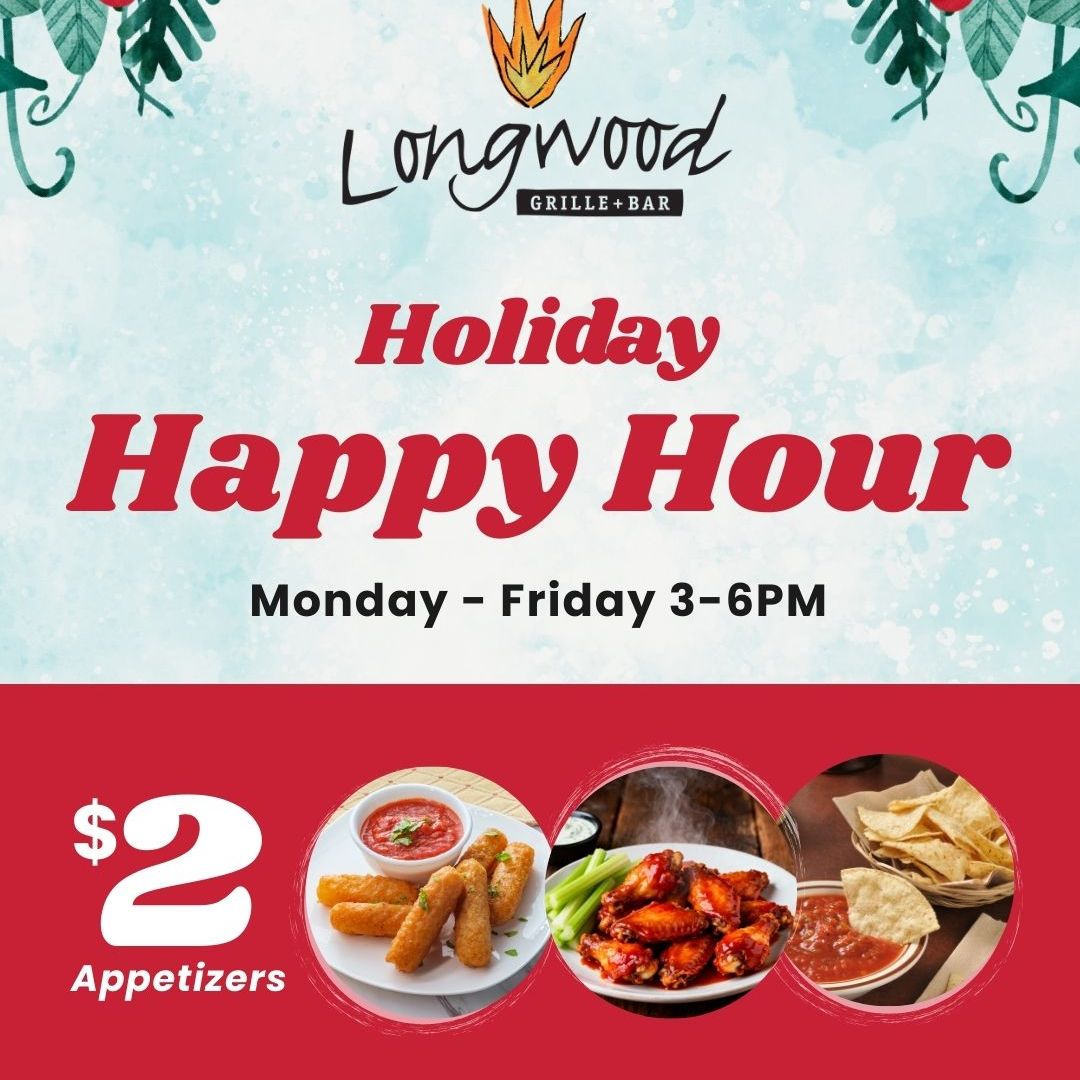 An image of the Longwood Grille and Bar food and atmosphere